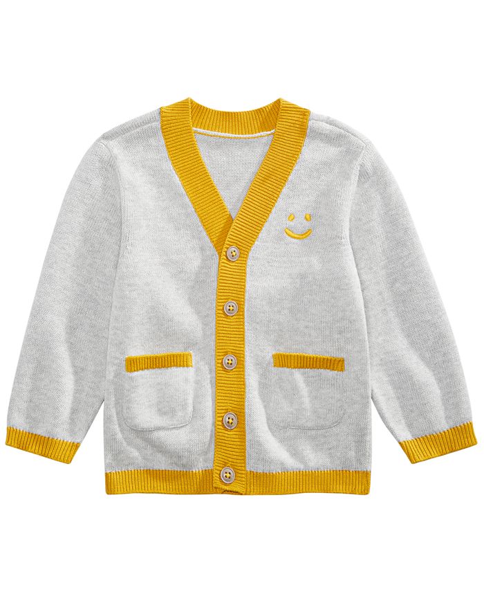Boys sale mustard cardigan