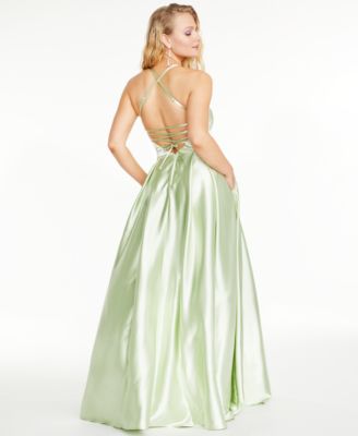 satin dress macys