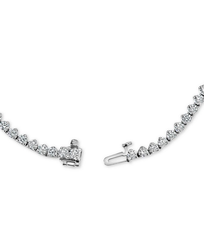 Diamond tennis necklace store macy's
