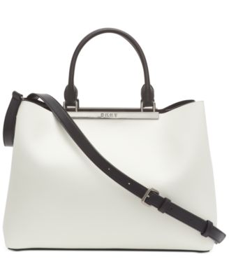 macys leather tote