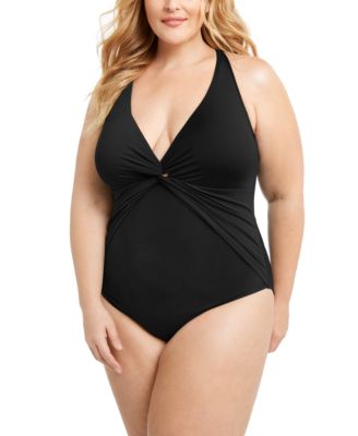 plus size swimsuits macys