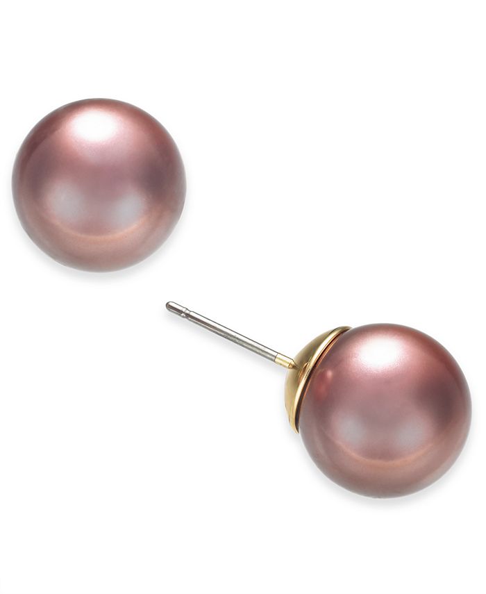 Charter Club Imitation Pearl (12mm) Stud Earrings, Created for Macy's