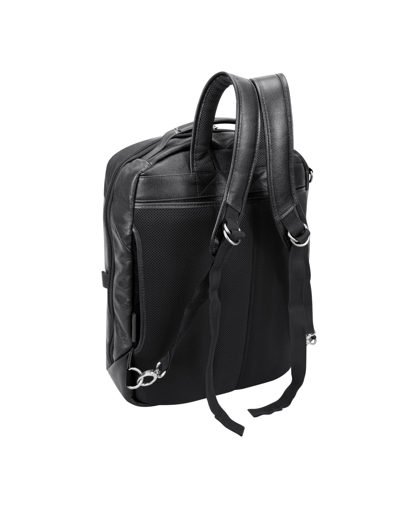 Рюкзак McKlein East Side 17" 2-In-1 Laptop Tablet Convertible Travel Cross-Body, цвет: Чёрный — фото 7