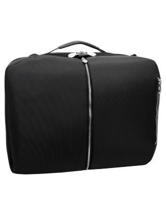 East Side 17" Nylon 2-In-1 Laptop Tablet Convertible Travel Backpack Cross-Body