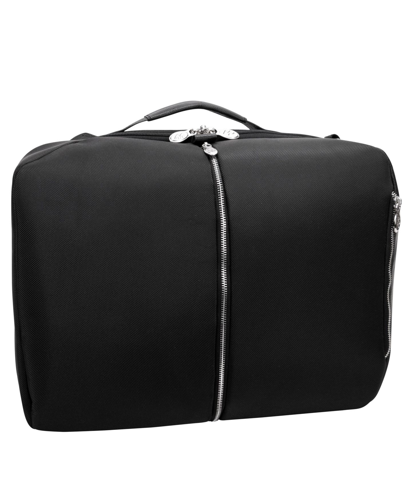 Рюкзак McKlein East Side 17" Nylon 2-In-1 Laptop Tablet Convertible Travel Cross-Body, цвет: Чёрный — фото 2