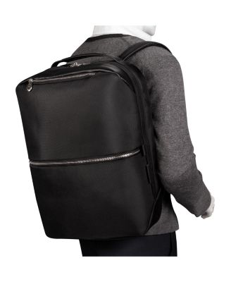 East Side 17" Nylon 2-In-1 Laptop Tablet Convertible Travel Backpack Cross-Body