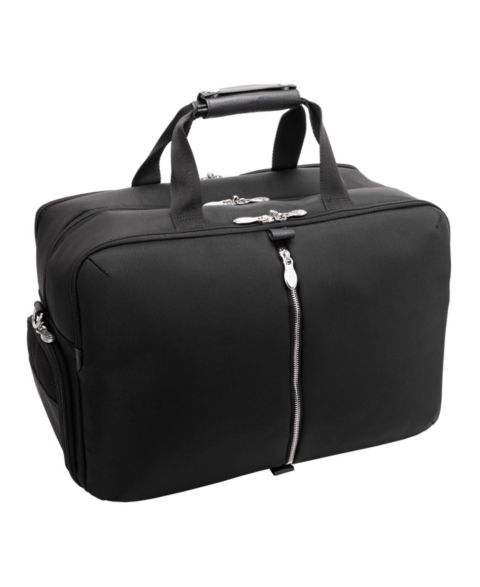 Сумка McKlein Avondale 22" Nylon Triple Compartment Travel Laptop Duffel, цвет: Чёрный