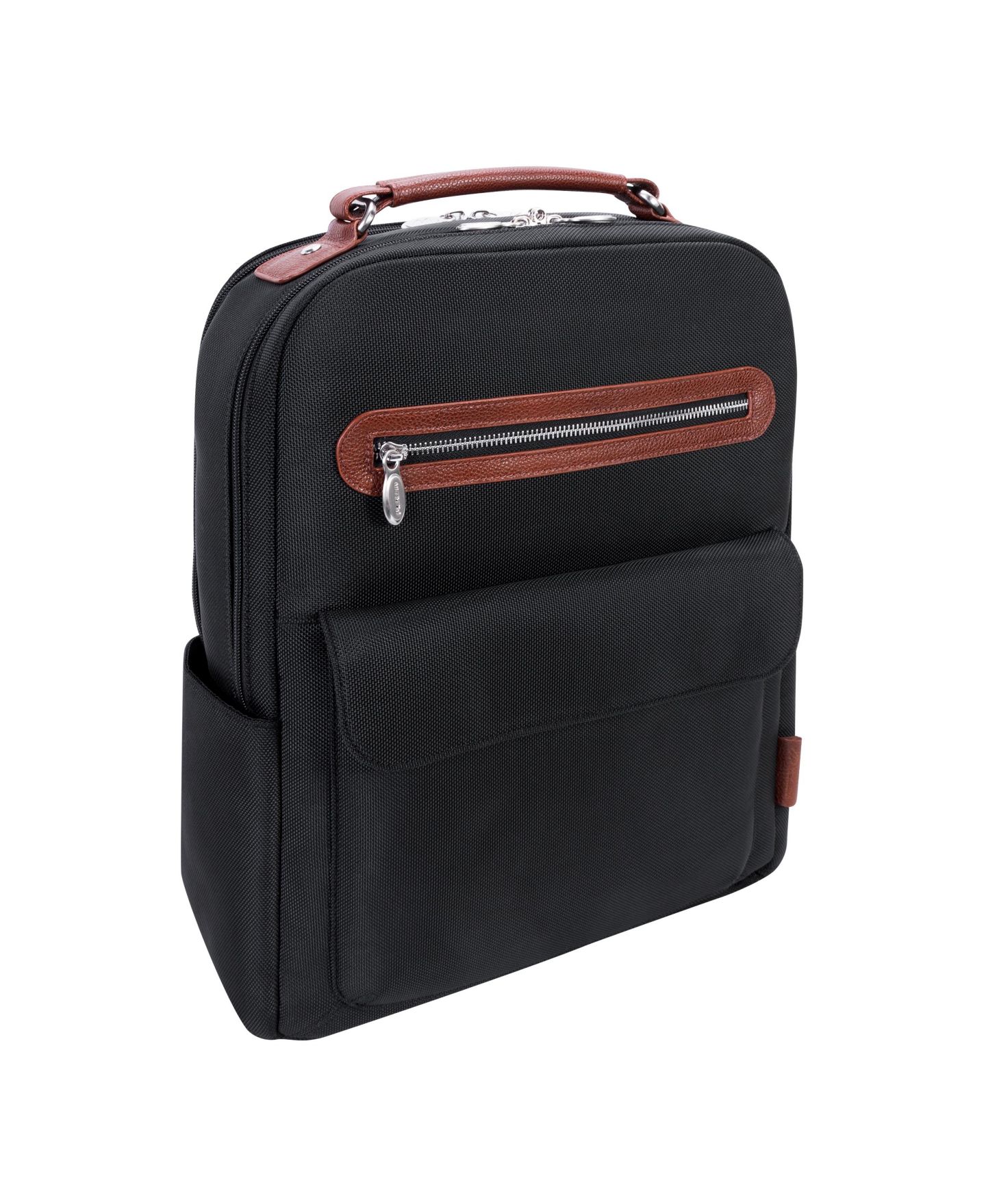 Рюкзак McKlein Logan 17" Nylon Dual-Compartment Laptop Tablet, цвет: Чёрный — фото 1