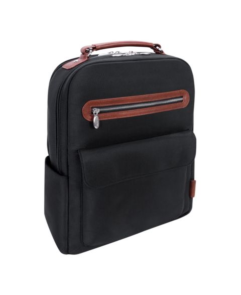 Рюкзак McKlein Logan 17" Nylon Dual-Compartment Laptop Tablet, цвет: Чёрный