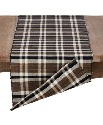 Plaid Woven Water Hyacinth Placemat Set of 4