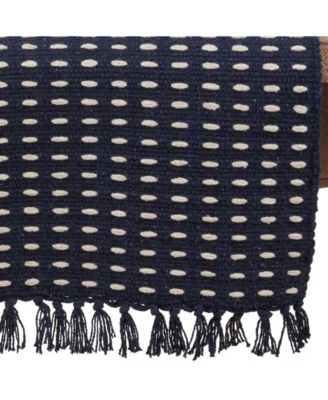 Dashed Woven Long Table Runner
