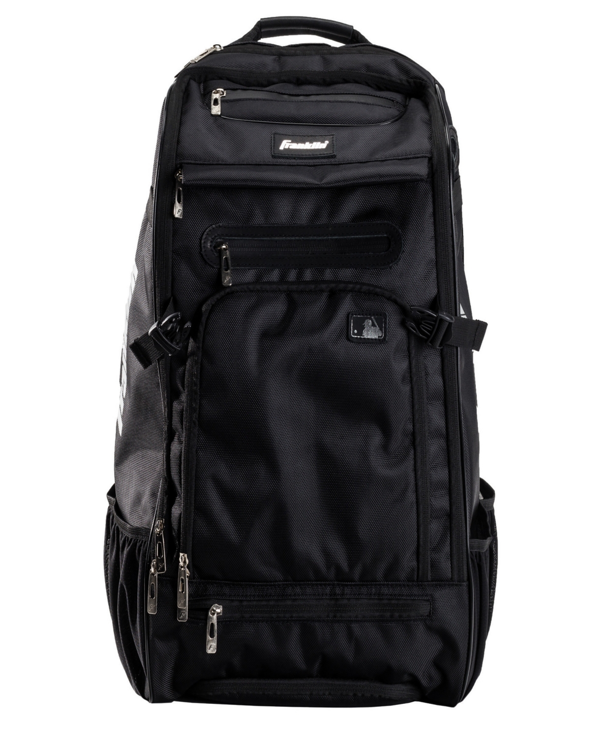 Mlb Traveler Elite Chrome Equipment Baseball Bag - Black
