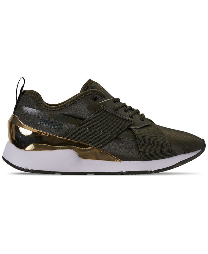 women's puma muse metallic casual shoes