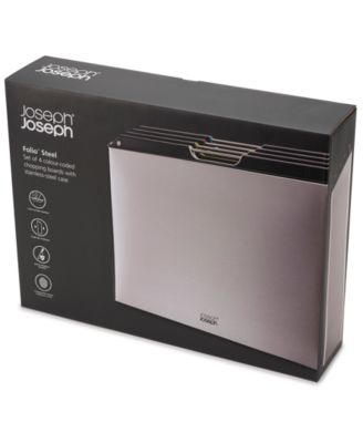 Folio Stainless Steel 4-Pc. Chopping Board Set in Case