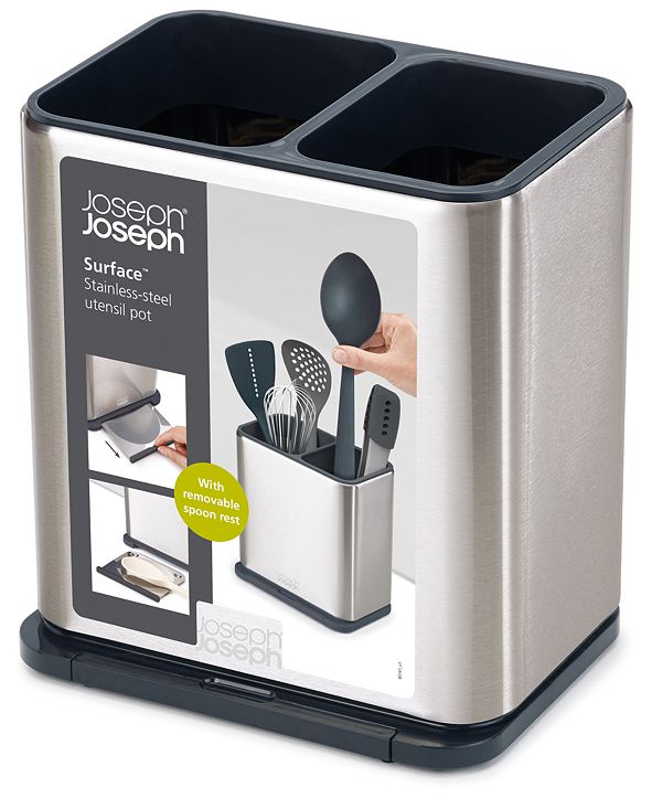 Joseph Joseph Surface™ Stainless Steel Utensil Pot & Reviews Kitchen
