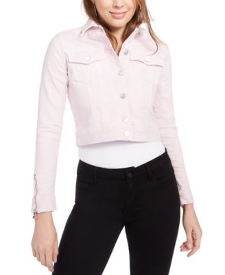guess cropped denim jacket