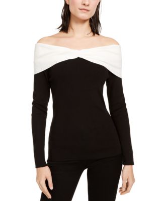 INC International Concepts - Twisted Off-The-Shoulder Top