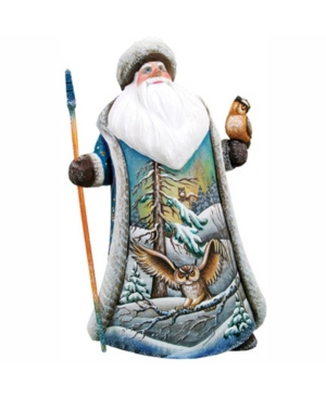 G.debrekht Woodcarved And Hand Painted Santa Of All Wilderness Figurine In Multi