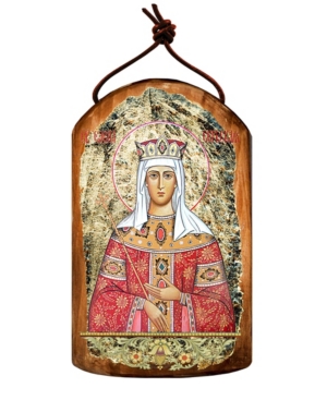GDeBrekht Saint Elena Wooden Greek Christian Orthodox Icon Ornament
