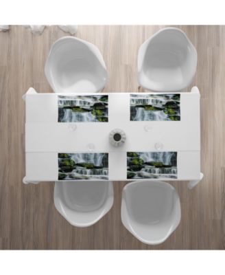 Ambesonne Waterfall Place Mats, Set of 4