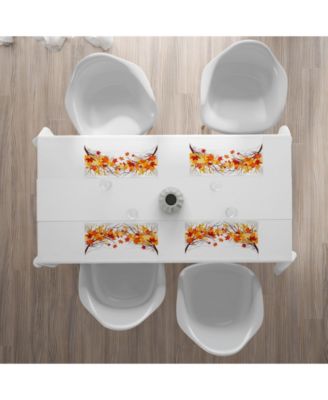 Осенние коврики Ambesonne, набор из 4-х предметов