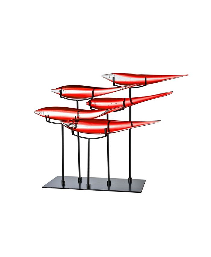 Dale Tiffany 5Red Fish Figurine Macy's