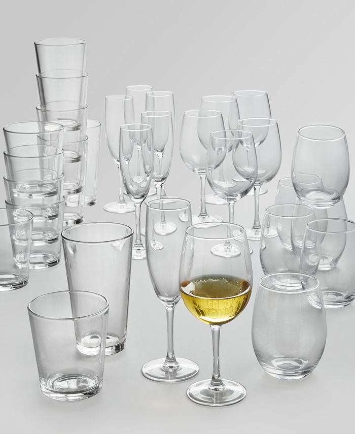 Martha Stewart Collection 12-Pc. White Wine Glasses Set, Created