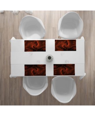 Коврики для столовых приборов Ambesonne, набор из 4 штук