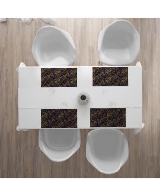 Антикварные коврики Ambesonne для столовых приборов, набор из 4 штук