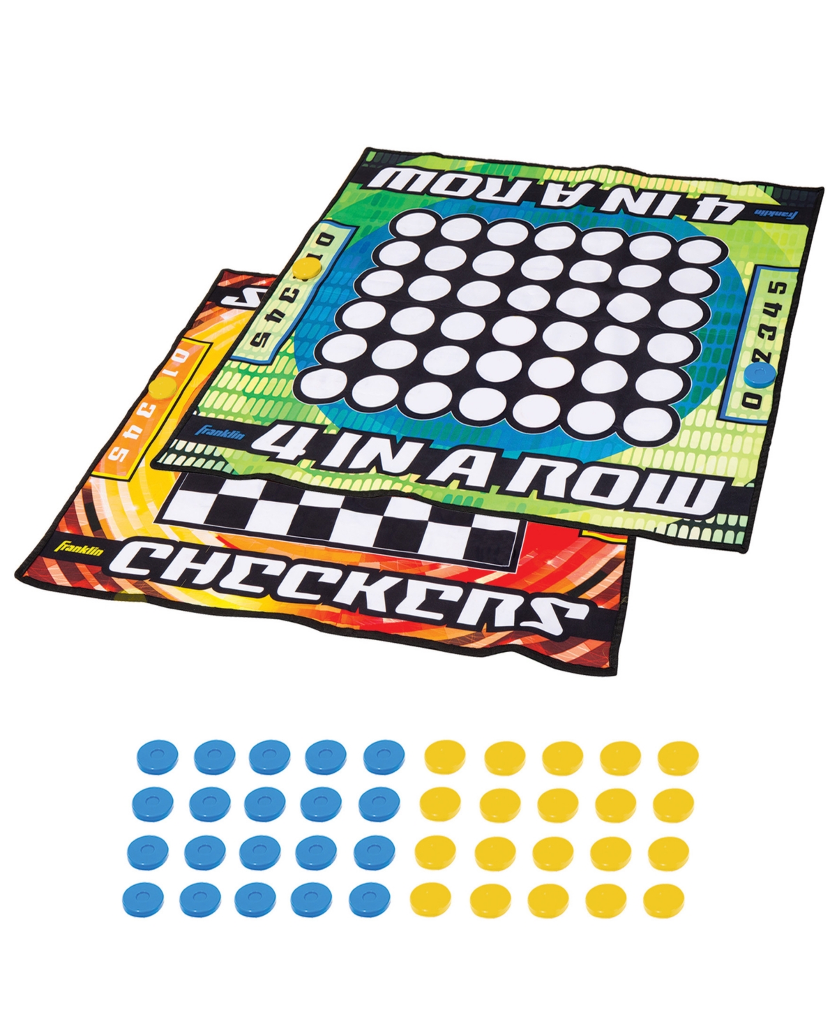 Franklin Sports Checkers And Four-in-a-row Mat In Multi