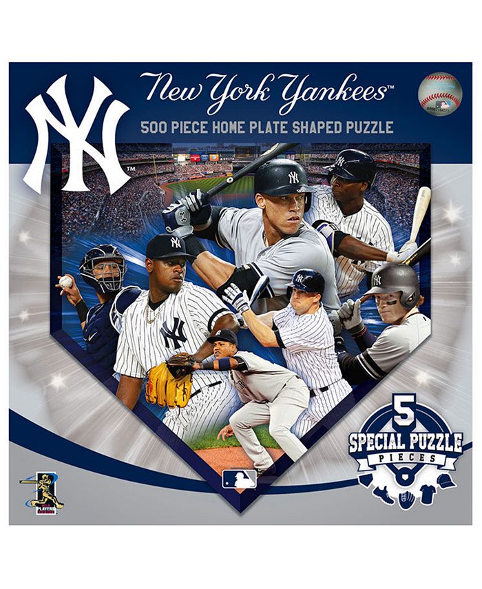 MLB Team Logos 500 Piece Homeplate Shaped Puzzle
