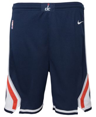 Nike Big Boys Washington Wizards Statement Swingman Shorts - Macy's