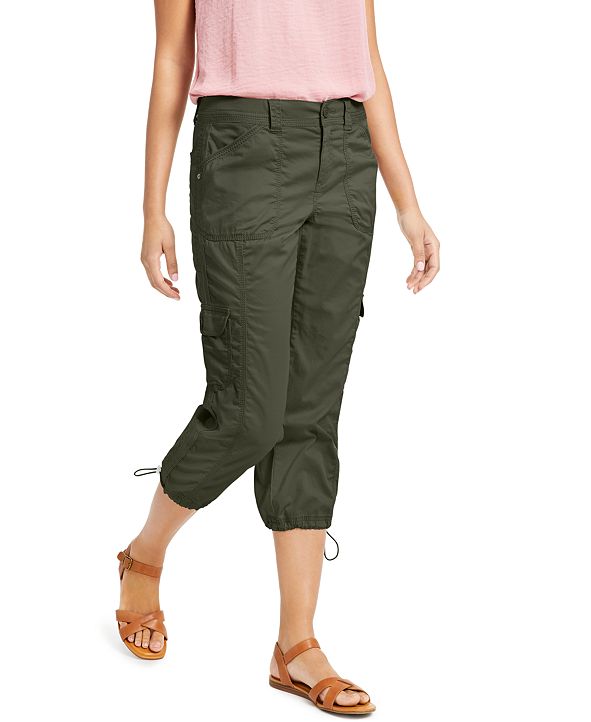 Style & Co CurvyFit Cargo Capri Pants, Created for Macy's & Reviews