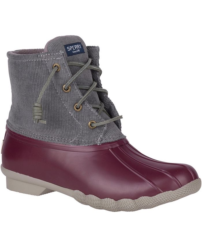 Sperry Women's Corduroy Saltwater Boots & Reviews - Boots - Shoes - Macy's