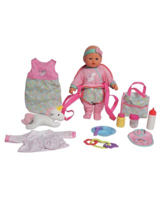 dream collection baby doll with stroller set