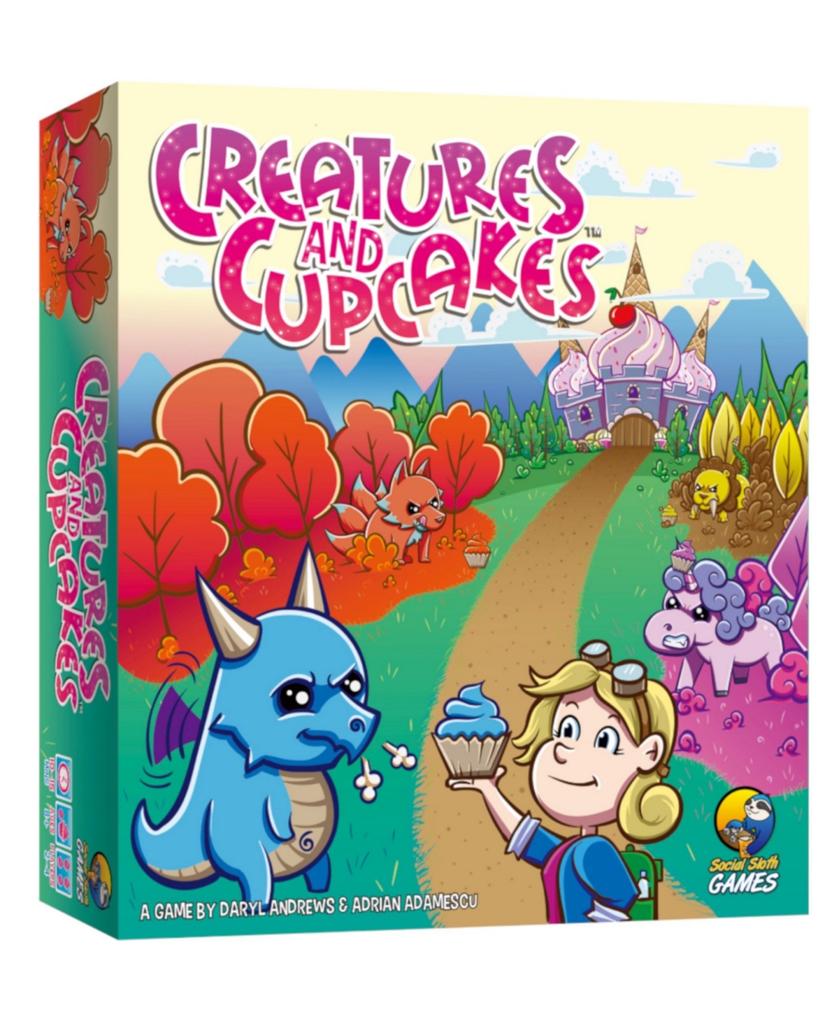Masterpieces Puzzles Social Sloth Games Creatures And Cupcakes Family Board Game In Multi
