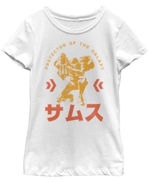 image of Fifth Sun Nintendo Big Girl-s Metroid Samus Protector of The Galaxy Short Sleeve T-Shirt