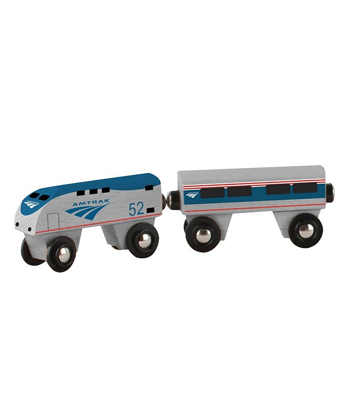 Amtrak wooden train set top