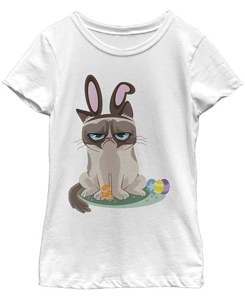 Fifth Sun Grumpy Cat Big Girl S It S A Grumpy Easter Short Sleeve