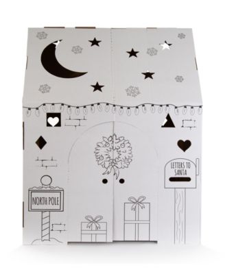 Holiday Cottage Cardboard Playhouse