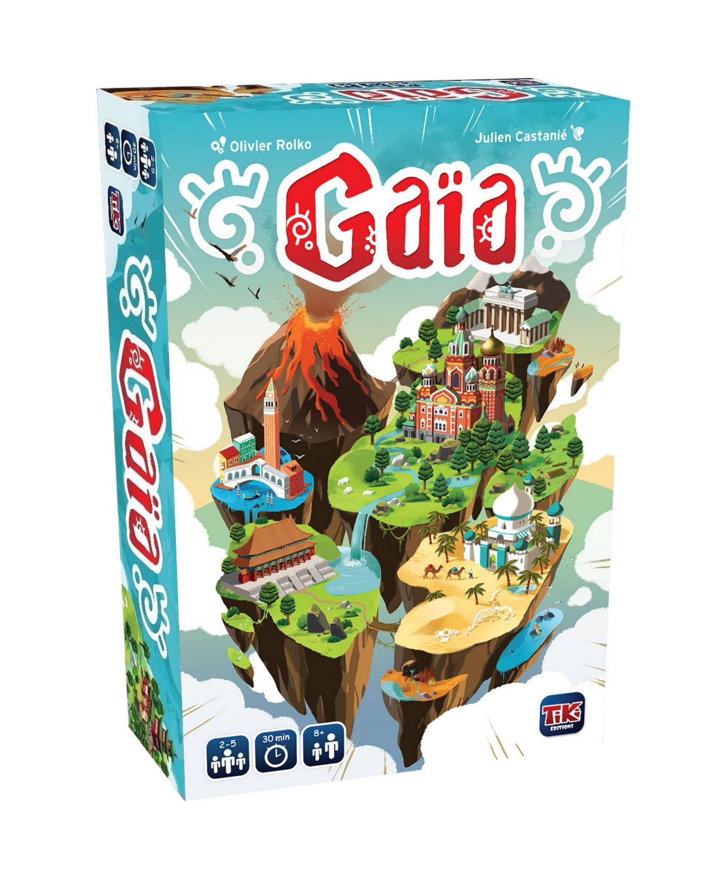 Детская настольная игра MasterPieces Puzzles Tiki Gaia Strategy Family Tile Game, от 8 лет — фото 1