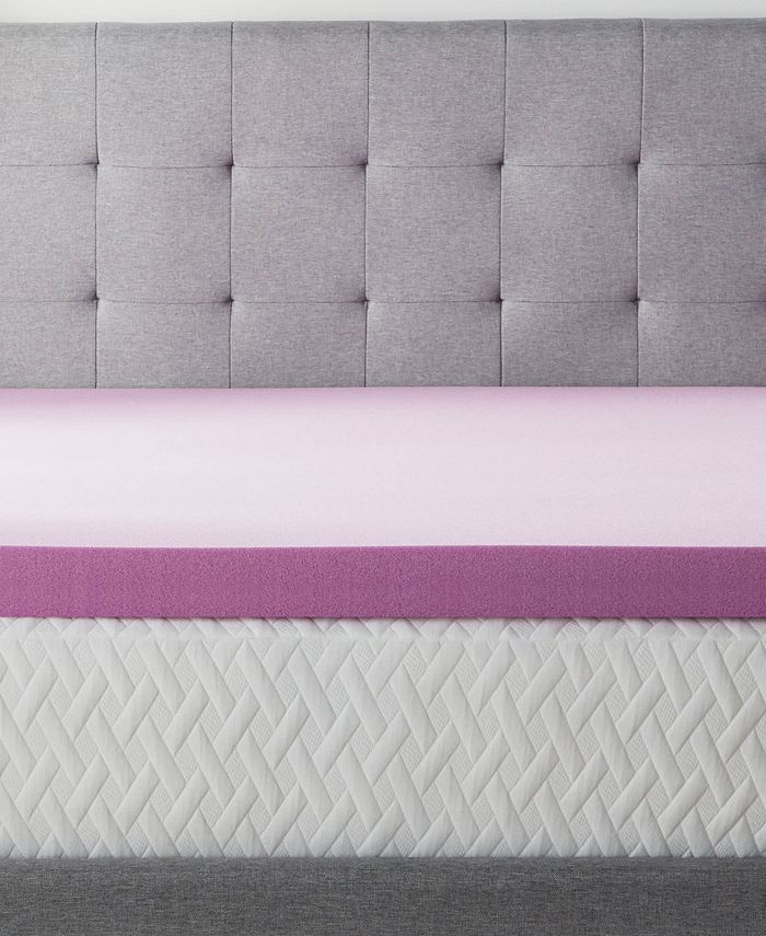 Lucid 3" Lavender Memory Foam Mattress Topper, Full Macy's