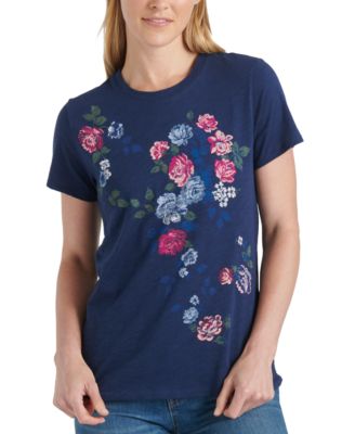 Lucky Brand - Cotton Floral-Graphic T-Shirt