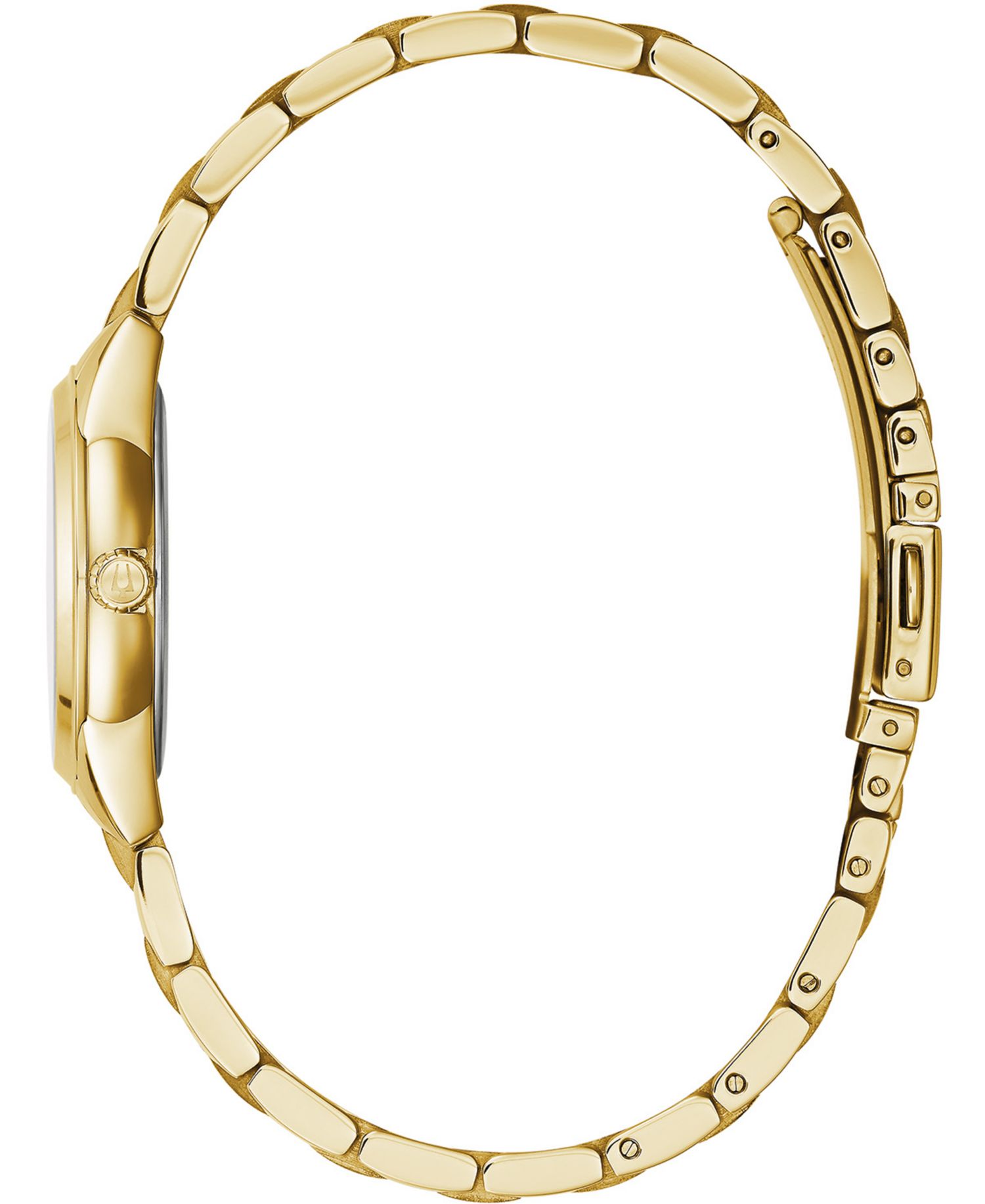 Women's Sutton Diamond-Accent Gold-Tone Stainless Steel Bracelet Watch 28mm