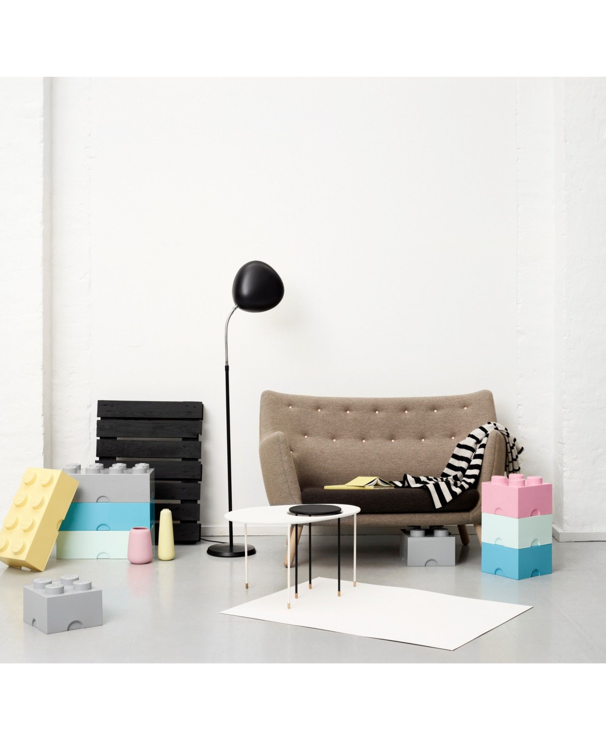 Room Copenhagen Lego Storage Brick 8 In Multi