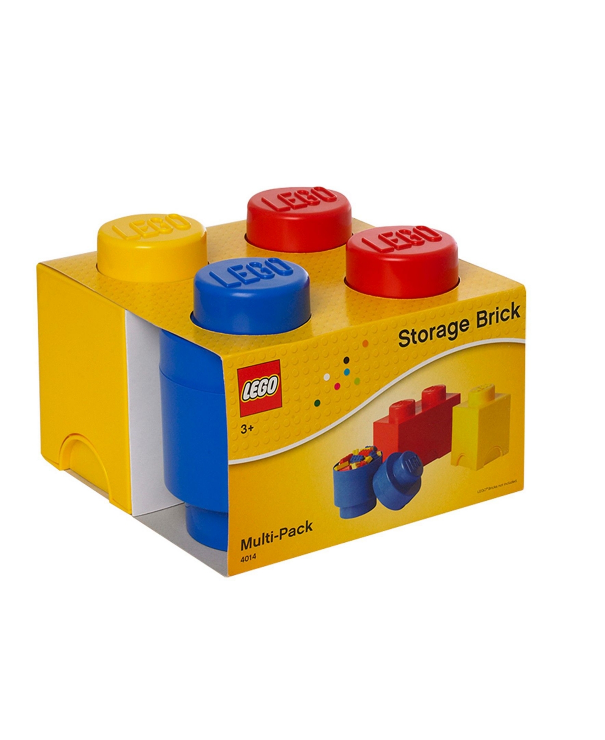 Lego Storage Classic Brick, Set Of 3 In Multi