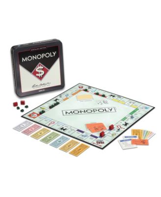 Winning Solutions Monopoly Tin Board Game Nostalgia Edition