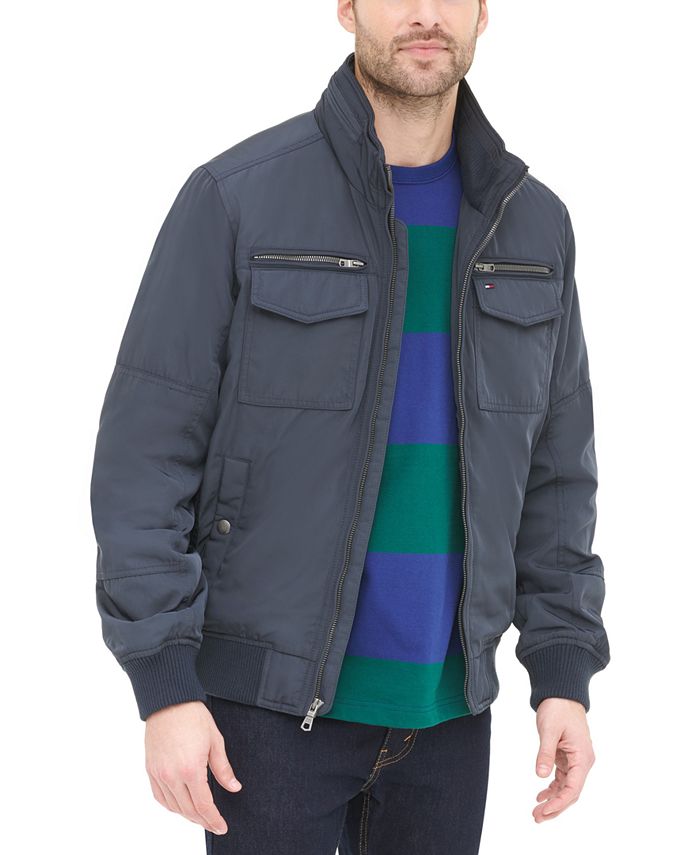 Tommy Hilfiger Men's FourPocket Filled Performance Bomber Jacket