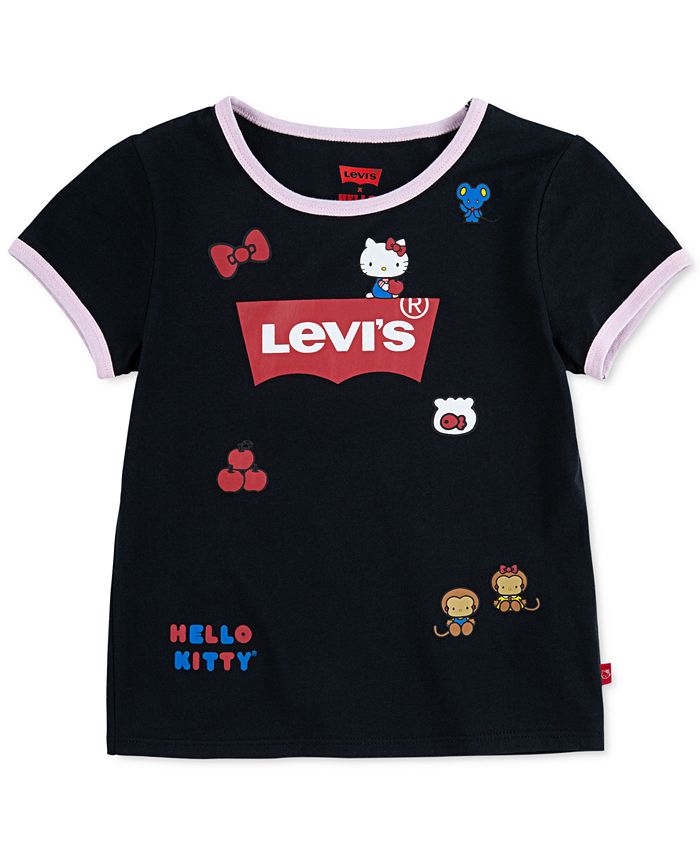 Levi's x Hello Kitty Toddler Girls Cotton Ringer T-Shirt & Reviews - Shirts  & Tops - Kids - Macy's