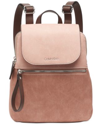 calvin klein elaine flap backpack